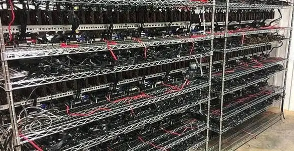A collaborative mining farm with multiple rigs and miners working together