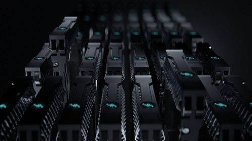 Cutting-edge Filecoin mining rig equipped with high-capacity storage arrays and optimized CPU units